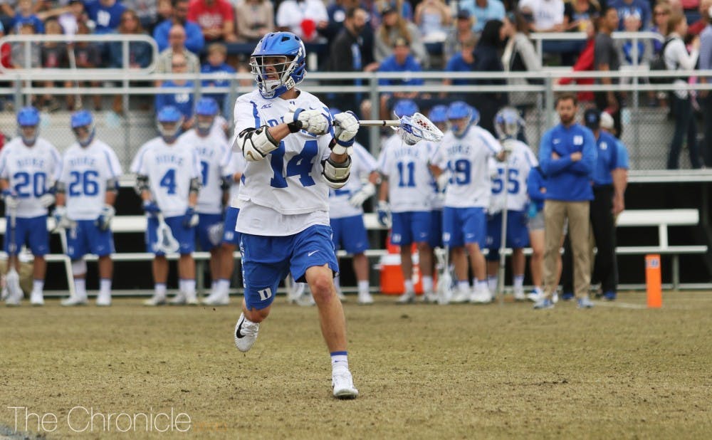 <p>Justin Guterding will enter Sunday's contest merely three goals shy of the all-time NCAA Division I career scoring record.</p>