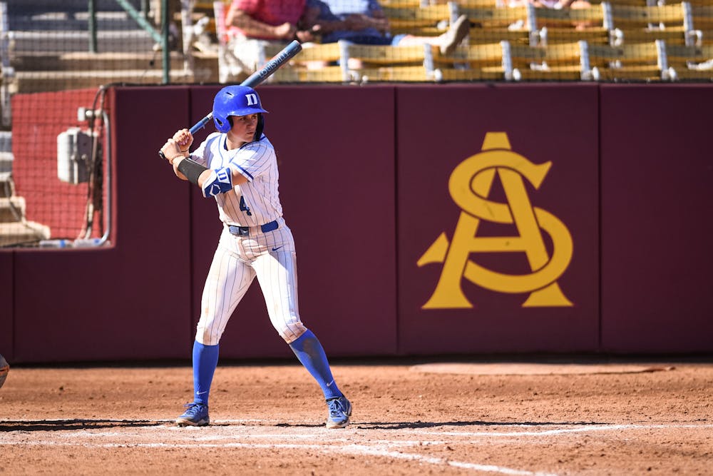Freshman Ana Gold was one of the many bright spots for the Blue Devils, batting .400 and stealing four bases.