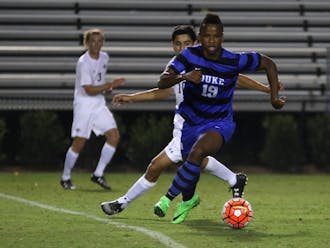 Sophomore Jeremy Ebobisse and the Blue Devils will look to push their record to 3-0 Saturday against Iona.