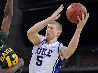 Freshman Mason Plumlee’s wrist injury early in the year set back his progress, but his dunking ability still sets him apart from Duke’s other bigs.