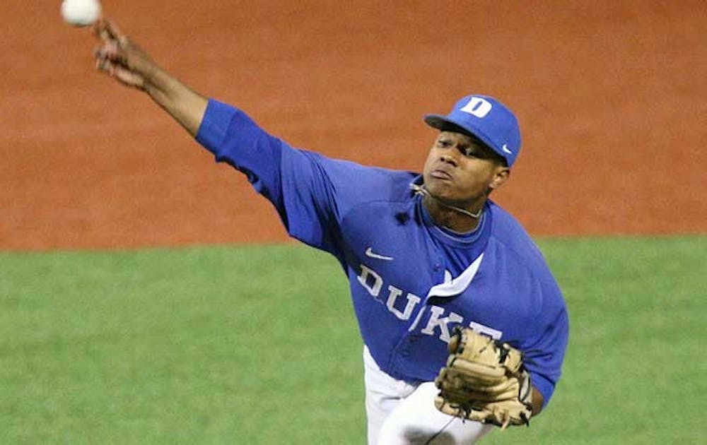 Marcus Stroman is pitching his way up MLB Draft boards this spring, recording 12.68 strikeouts per nine innings pitched and sporting a 2.05 ERA.