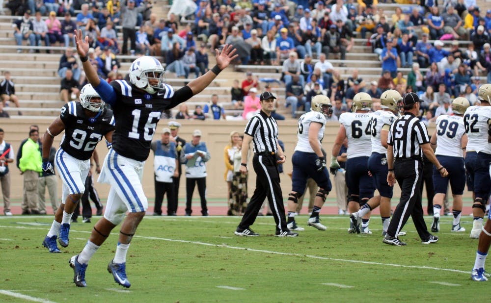 Duke righted the ship against Navy, holding the Midshipmen to a single touchdown.