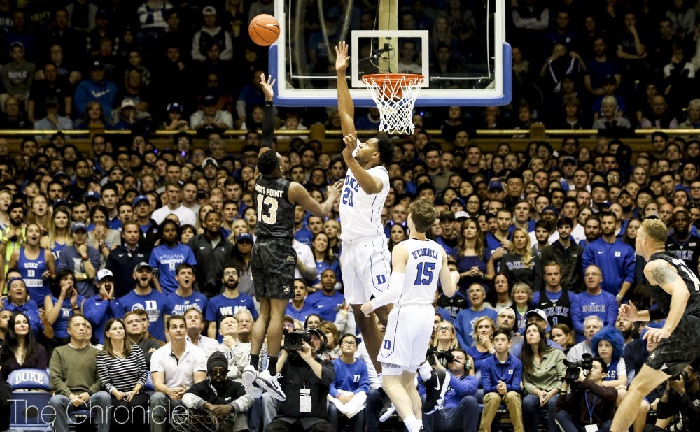 <p>Marques Bolden is Duke's best rim protector, and his defense could turn things around for the Blue Devils.</p>