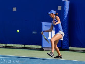 Meible Chi's three-set victory on her birthday clinched Duke's first final four appearance since 2012.&nbsp;