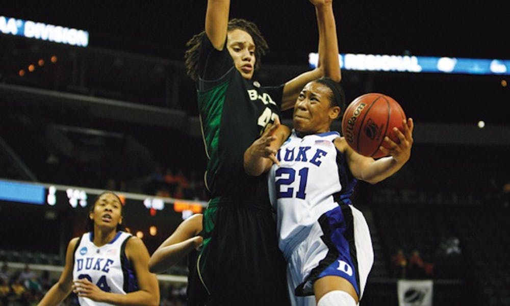 Brittney Griner led a tough Baylor defense, which held Duke to a season-low 48 points on 23 percent shooting.