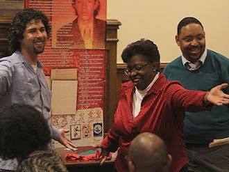 Divinity students gather for the second in a series of dinners organized to foster community.