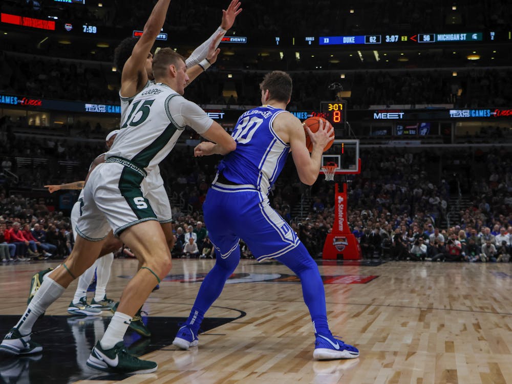 Kyle Filipowski had 15 points and eight rebounds in Duke's win against Michigan State. 