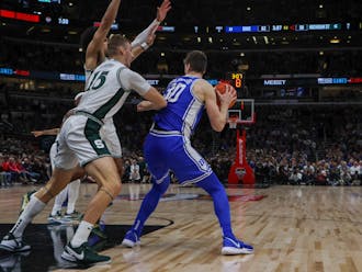 Kyle Filipowski had 15 points and eight rebounds in Duke's win against Michigan State. 
