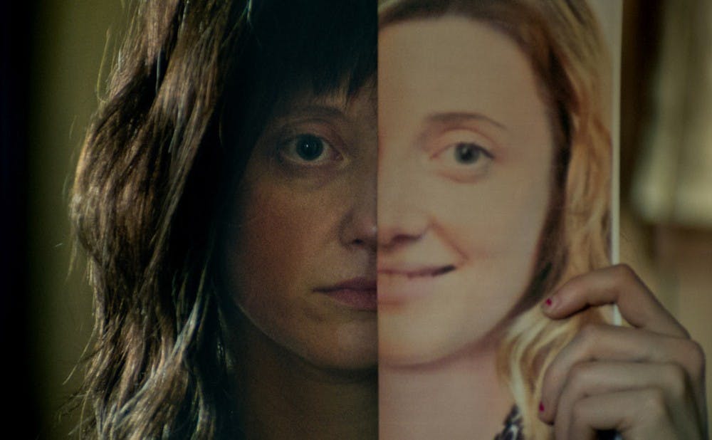 "Nancy," an entry in the U.S. Dramatic Competition at the Sundance Film Festival, revolves around the lies and hoaxes spun by its main character, played by Andrea Riseborough.