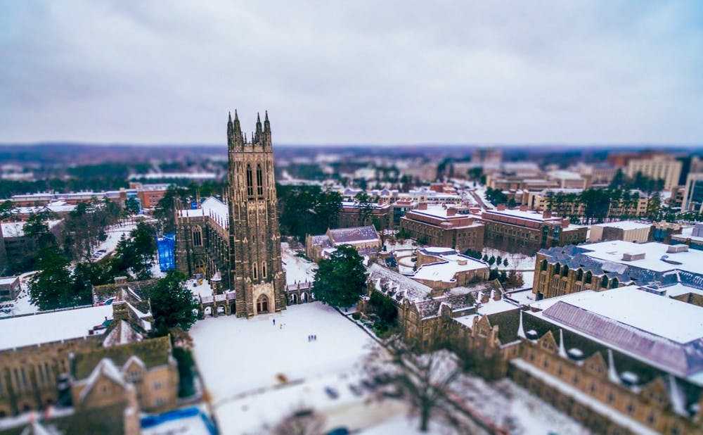 <p>Using a drone,&nbsp;Estlinn Haiss captured the Chapel on a snow day.&nbsp;</p>