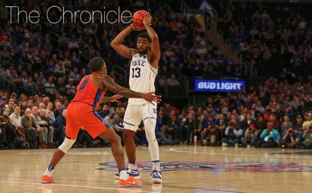 Senior Matt Jones and company fed Tatum early and often in the second half, especially once they saw the freshman had it rolling against Florida 's tough man-to-man defense.&nbsp;