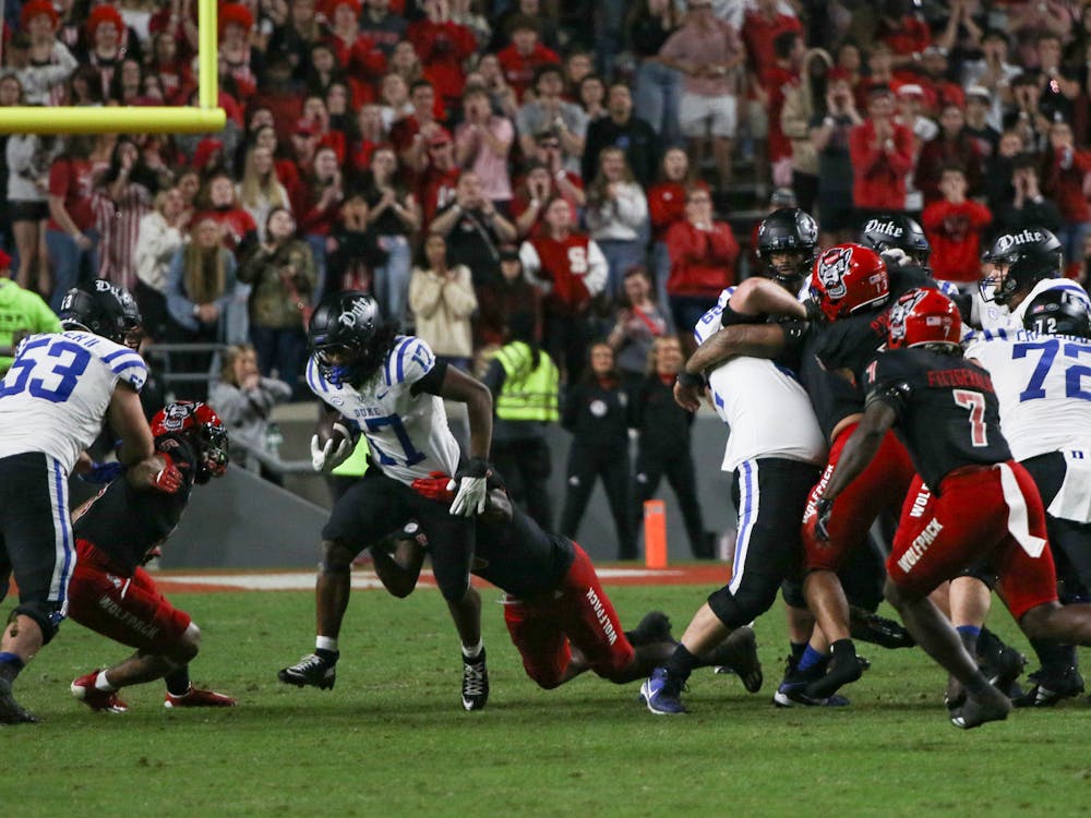 Star Thomas runs the ball against N.C. State. 