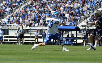 Senior Jack Bruckner scored three goals in the first quarter as the Blue Devils built a 4-1 lead that they never relinquished.&nbsp;