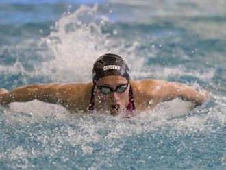 Leah Goldman captured a silver medal in the 100-yard butterfly and shattered her own school record in the process to capture the team's highest finish at the ACC championship.&nbsp;