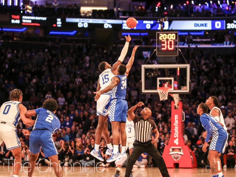 Friday's matchup against Gonzaga will be Duke's first game against a No. 1-ranked team since 2014.