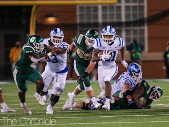 Duke running back Mataeo Durant will need to produce another elite performance for the Blue Devils to have a chance against Wake Forest.