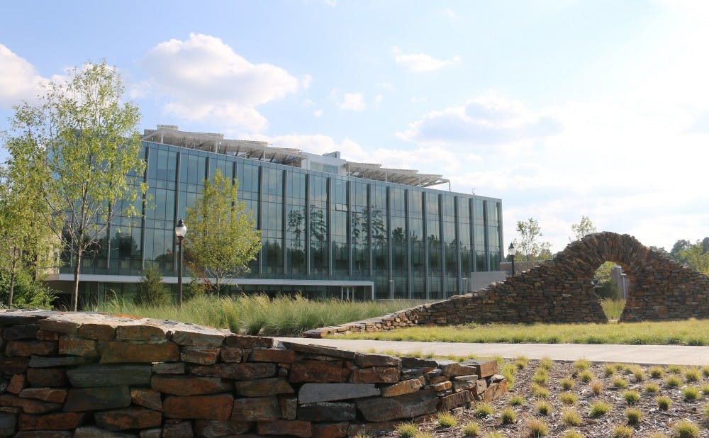 The Nicholas School's Environment Hall, pictured above, was completed and opened for use within the past year.