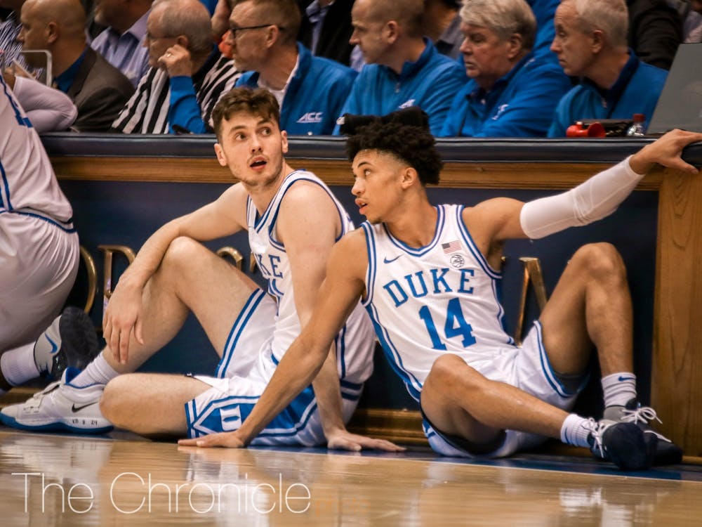 <p>Jordan Goldwire and Matthew Hurt will be key returning pieces for the Blue Devils.</p>