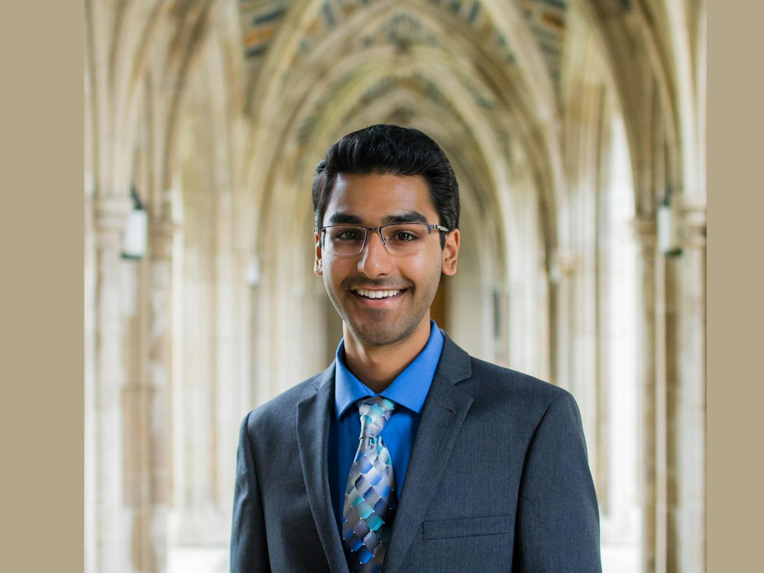 Undergraduate Young Trustee finalist Shrey Majmudar, a senior from Austin, Texas.