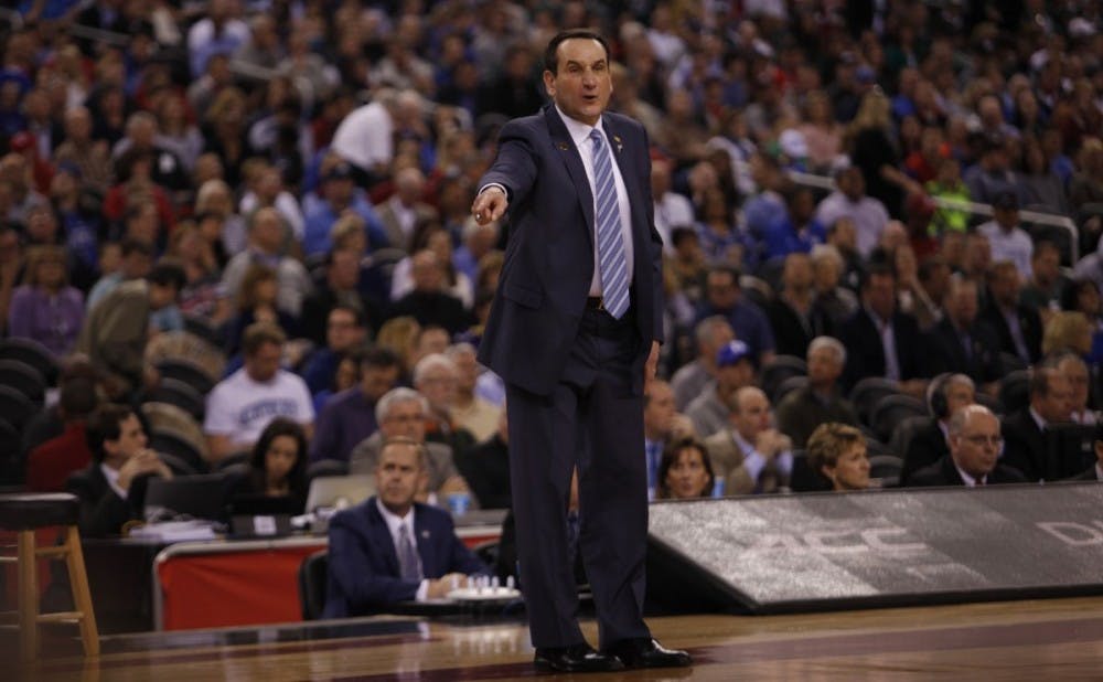 <p>Duke head coach Mike Krzyzewski told ESPN's Andy Katz that he will step down as head coach of the U.S. men's national team following the 2016 Olympics.</p>