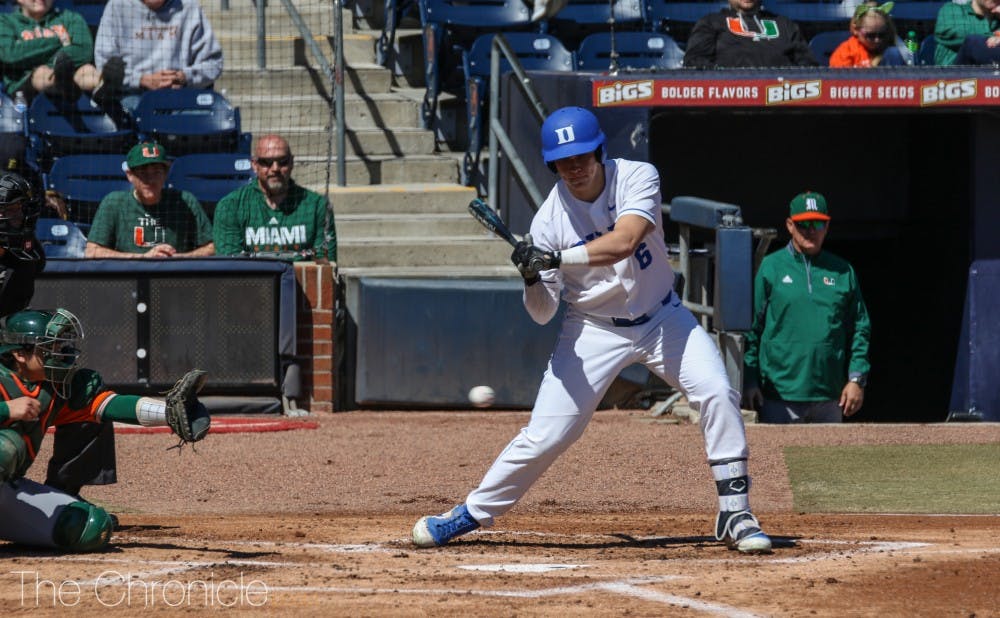 <p>Jack Labosky has been a threat for Duke both at the plate and on the mound.</p>