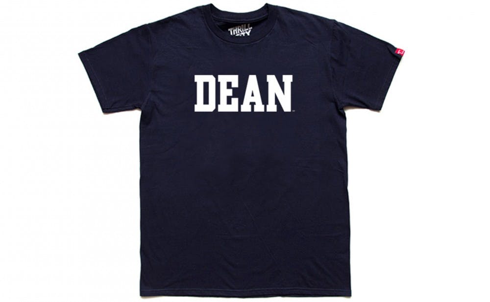 Aaron Kirschenfeld, Trinity '07, designed the shirt above to commemorate Dean Smith, who passed away two weeks ago.