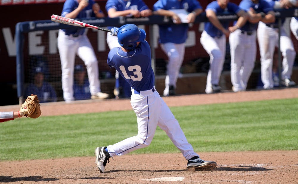 Duke second baseman Andy Perez is coming off a 4-for-4 performance in Duke's come-from-behind win against N.C. State this weekend.