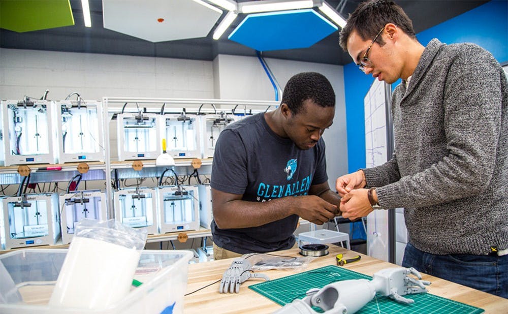 <p>Duke's eNABLE chapter is&nbsp;a volunteer group that develops prosthetic tools using 3D printing resources.</p>