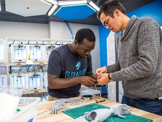 Duke's eNABLE chapter is&nbsp;a volunteer group that develops prosthetic tools using 3D printing resources.