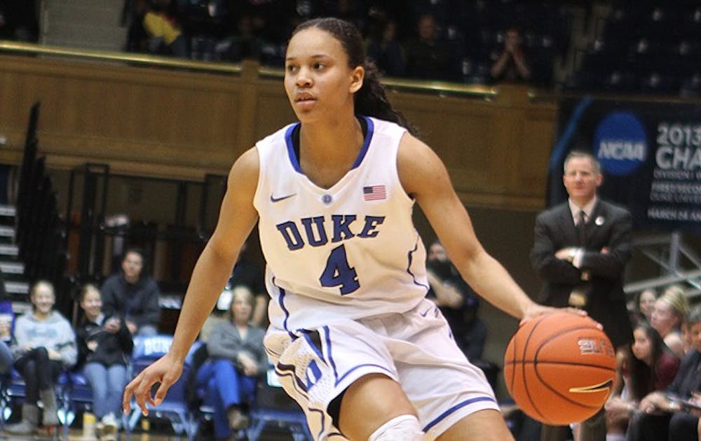 Chloe Wells scored a season-high 13 points in Duke’s win against Boston College on Sunday.