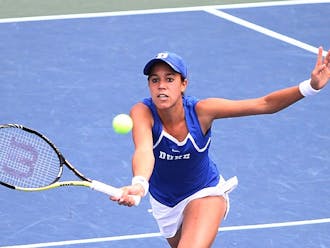Beatrice Capra, the nation’s No. 2 singles player, won ACC tournament MVP honors after defeating No. 34 Lauren McHale 6-0, 6-4 in singles and teaming with Rachel Kahan for an 8-5 doubles win against North Carolina.