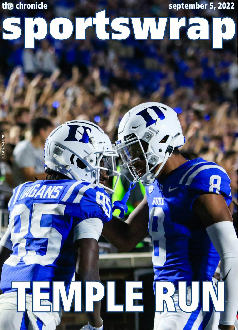 Duke football defeated Temple 30-0 in its home opener Friday.