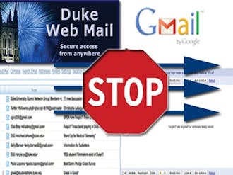 Students found their Duke WebMail failing to forward messages to their Gmail and Yahoo accounts