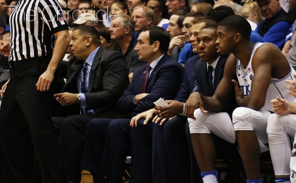 <p>Coach K's knee surgery marks his second major procedure in less than a year, following back surgery this past winter.</p>