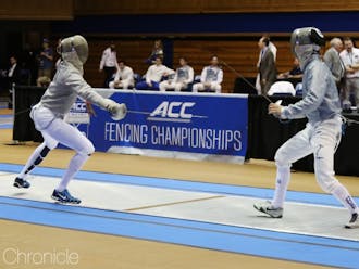 Duke's fencing team was supposed to travel to Cambridge, Mass. this weekend, but had to withdraw from the competition due to weather concerns.