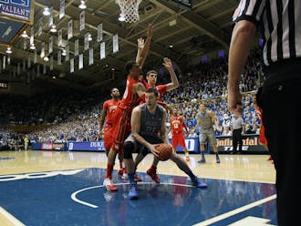 Miles Plumlee had 13 points and 22 rebounds to help Duke past Maryland, 73-55.