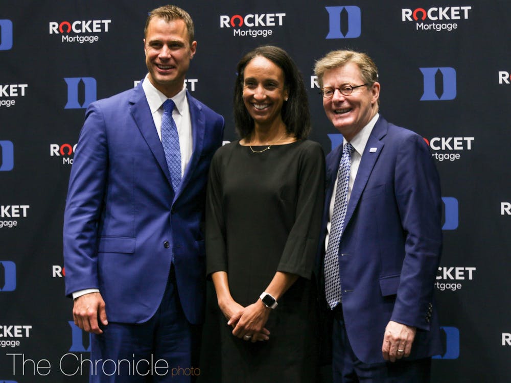 Always gonna show up': Jon Scheyer introduced in press conference as Coach  K's successor - The Chronicle