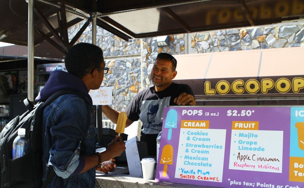 Locopops' business dropped 70 percent as a result of the stand's move.