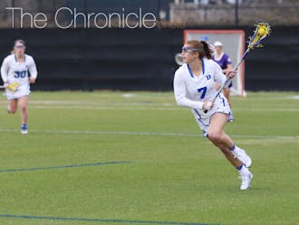 Rookie&nbsp;Catherine Cordrey posted her first career hat trick in the Blue Devils' romp Friday afternoon.&nbsp;