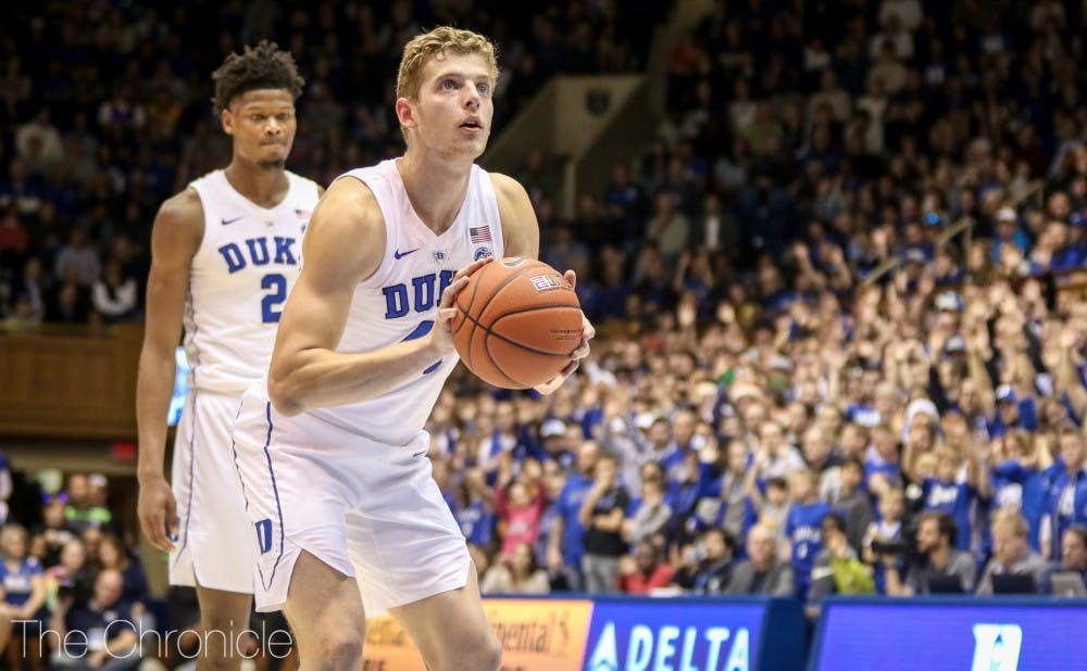 <p>Duke looked strong from the free-throw line Tuesday.</p>