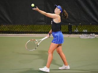 Sophomore Chloe Beck won her singles match, but Duke still couldn't knock off the top-seeded Tar Heels.
