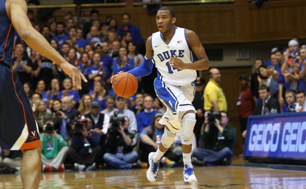 Fresh off a 21-point performance against Virginia, sophomore Rasheed Sulaimon will look to continue his recent hot streak against N.C. State.