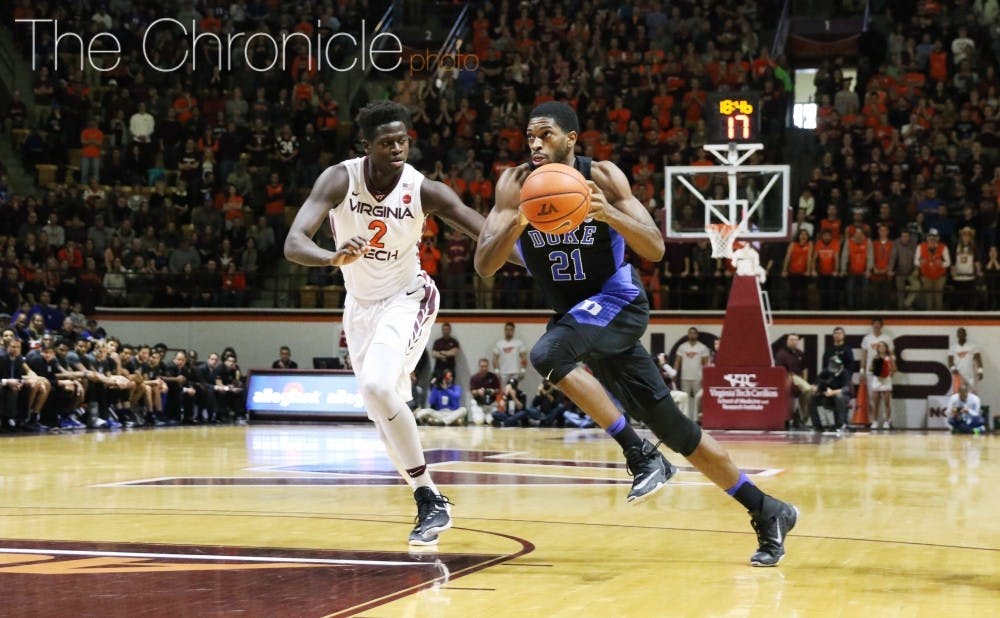 Graduate student Amile Jefferson will miss Duke's first road game against a top-15 opponent.&nbsp;