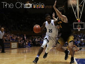 Amile Jefferson broke his foot about a year ago but has returned to anchor Duke's frontcourt early this season.&nbsp;