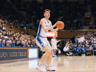 Matthew Hurt had an explosive game from behind the arc, shooting six of eight from three. 