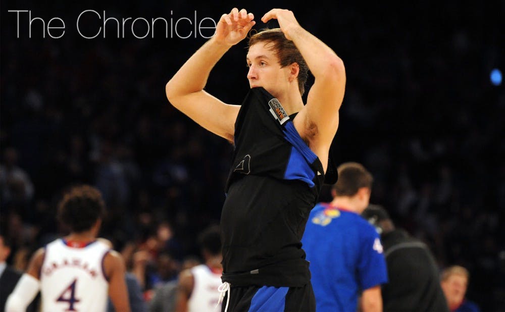 Sophomore Luke Kennard led Duke with 22 points but could only watch as Mason won it with his game-winner.