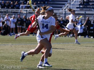 Olivia Jenner broke the Blue Devils' all-time record for draw controls Sunday.