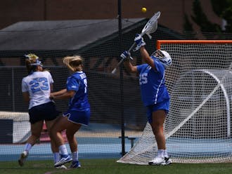 Goalkeeper Kelsey Duryea ranks third in the nation with a&nbsp;53.4 save percentage and hopes to lead Duke back to the Final Four.