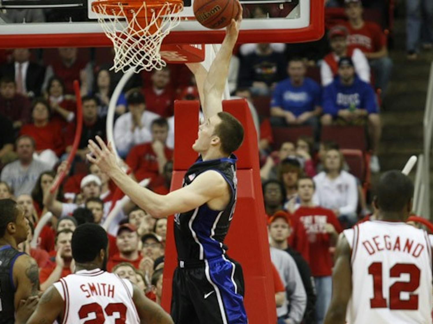 Sophomore Miles Plumlee failed to make an impact on either end of the floor Wednesday.