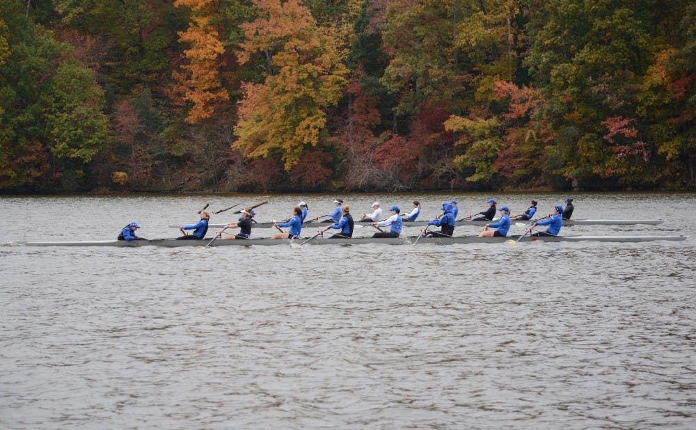 <p>The Blue Devils lost all five races to No. 3&nbsp;Virginia Saturday on the Rivanna Reservoir in Earlyville, Va.</p>